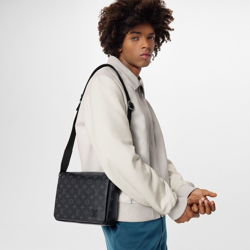 Louis Vuitton Black Monogram Messenger Bag